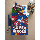 Marvel Pop Head Cotton-Rich Reversible Single Duvet Set GOODS ASDA   