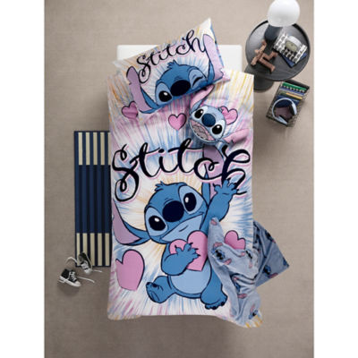 Disney Stitch tie dye reversible single duvet set - British product