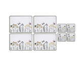 George Home Butterfly Meadow Placemat &amp; Coaster Set