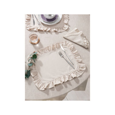 At Home with Stacey Solomon ruffled placemats set of 2 - British product
