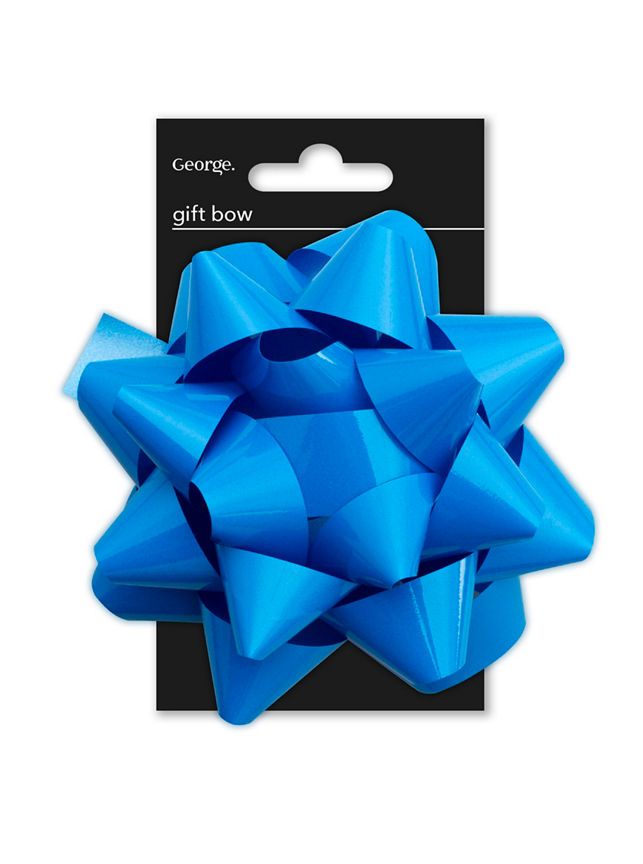 George Giant Blue Gift Bow