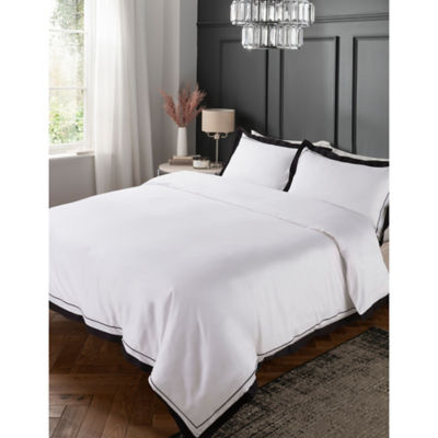 George Home king duvet set black white - British product