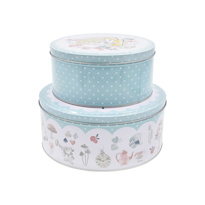 George Home Alice In Wonderland Cake Tins - Set of 2 GOODS ASDA   