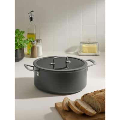 Gino D'Acampo black stock pot 26cm, imported from the UK