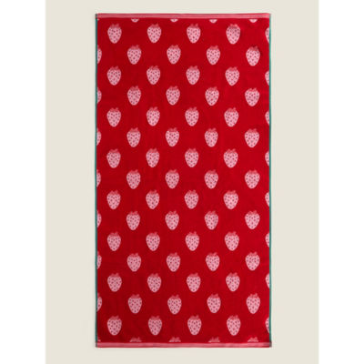 George Home strawberry jacquard towel 130x70cm (British brand)