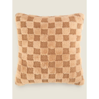 ASDA Borg Checkerboard Cushion 45 x 45cm- Buy online at McGrocer