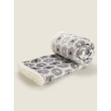 George Home Grey Sherpa Bee Throw GOODS ASDA   