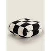 George Home Sherpa Throw Monochrome Checkerboard 120 x 150 cm, UK version