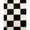 George Home Sherpa Throw Monochrome Checkerboard 120 x 150 cm, UK version