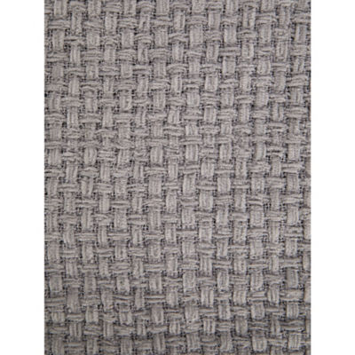 George Home grey chenille throw 120 x 150 cm, UK version