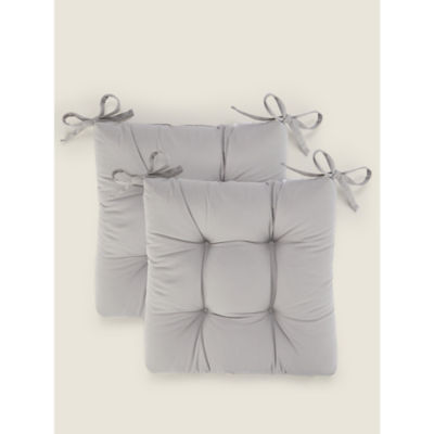 George Home grey seat cushion pad set of 2, imported from the UK