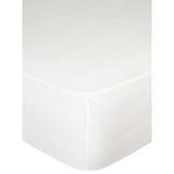 George Home white percale extra deep fitted sheet double, UK version