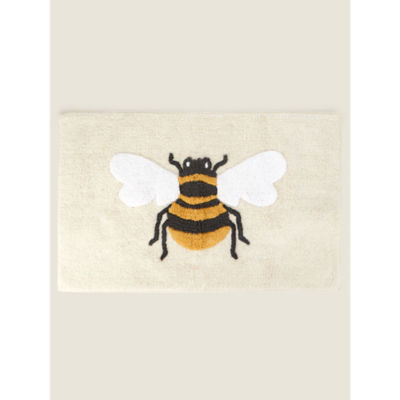 ASDA George Home Natural Bee Bath Mat 50 x 80 cm- Buy online at McGrocer