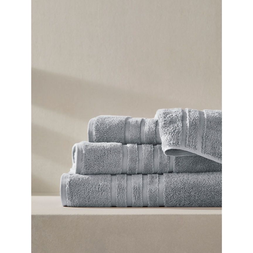 George Home Grey Ultra Plush Antimicrobial Face Cloth