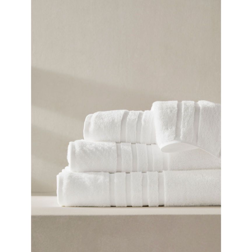 George Home White Ultra Plush Antimicrobial Face Cloth GOODS ASDA   