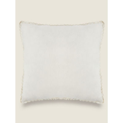 George Home grey lace trim bunny cushion 30cm, UK version
