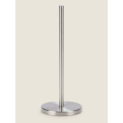 George Home stainless steel toilet roll stand, UK version