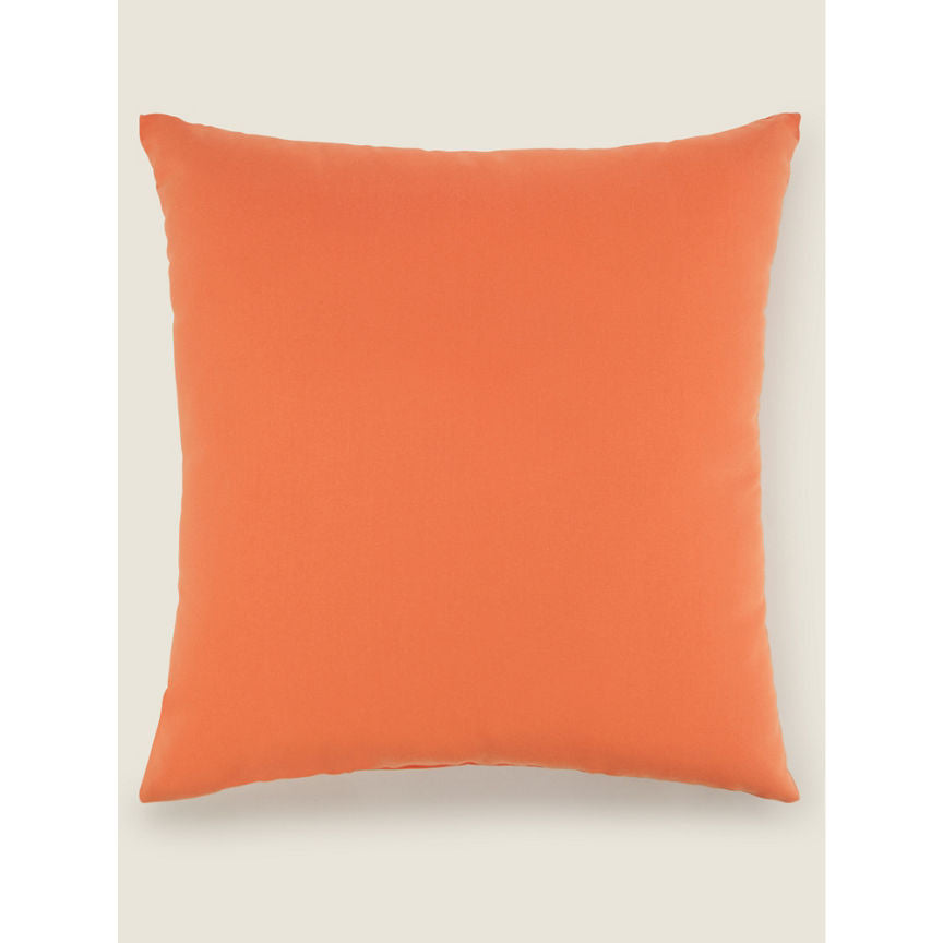 George Home Orange Plain Indoor & Outdoor Cushion