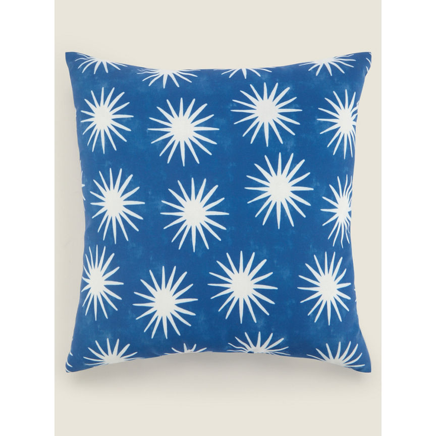 George Home Blue Star Indoor & Outdoor Cushion GOODS ASDA   