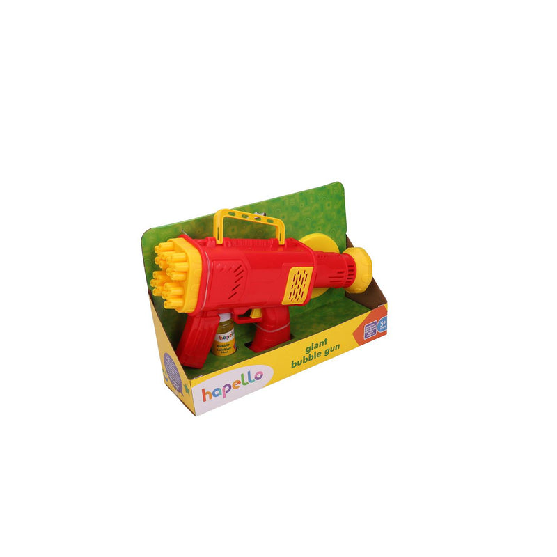 Hapello giant bubble gun with vibrant lights (British brand)