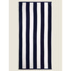 George Home navy stripe beach towel 79x152cm, UK version
