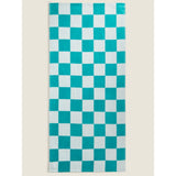 George Home Green Checkerboard Print Cotton Beach Towel