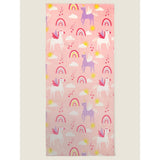 George Home Pink Unicorn Print Beach Towel 71 x 152 cm - British product