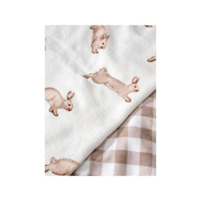At Home with Stacey Solomon printed bunny guest towel 40x60cm, imported from the UK