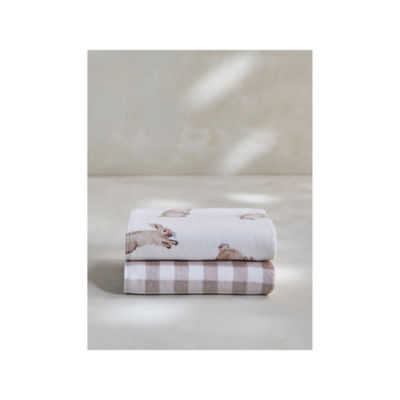 At Home with Stacey Solomon printed bunny guest towel 40x60cm, imported from the UK