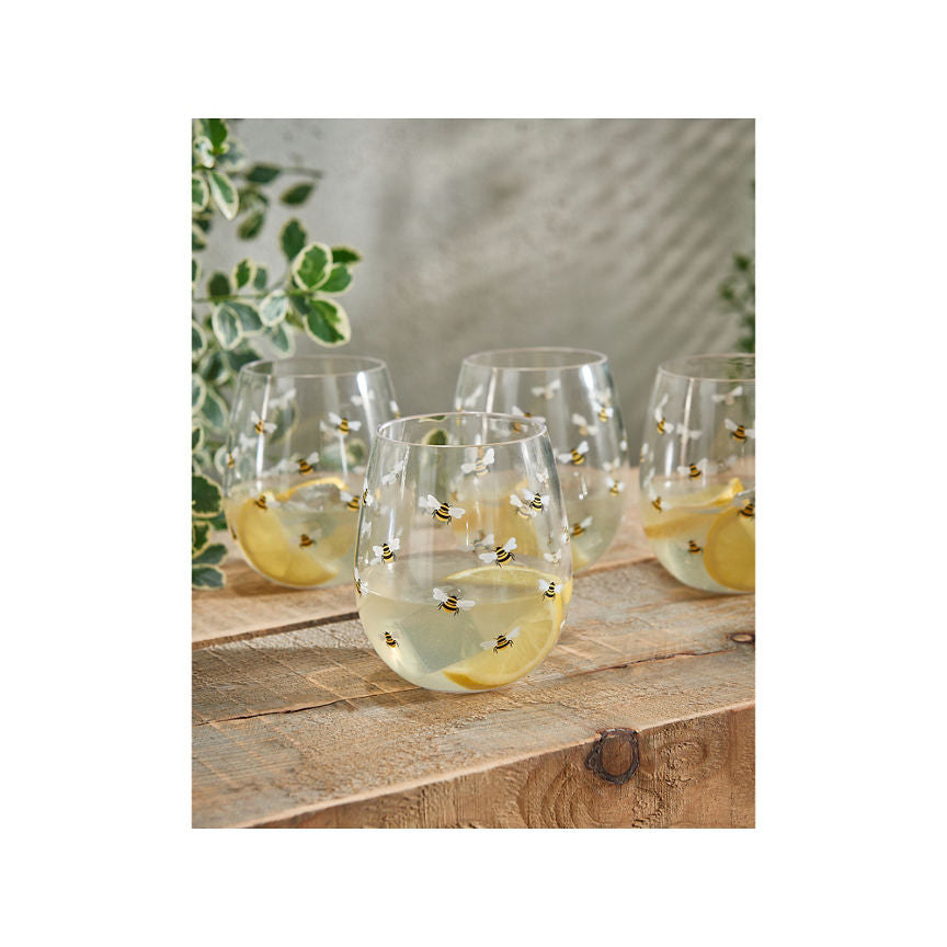 George Home Bee Tumblers - Set of 4 GOODS ASDA   