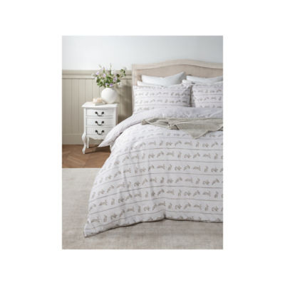 Stacey Solomon Natural Bunny duvet set double 200x200cm (British brand)