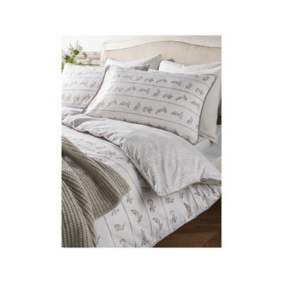 ASDA At Home with Stacey Solomon Natural Bunny Piped Duvet Set - King- Buy online at McGrocer