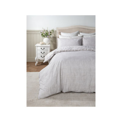 Stacey Solomon natural bunny piped duvet set king, imported from the UK