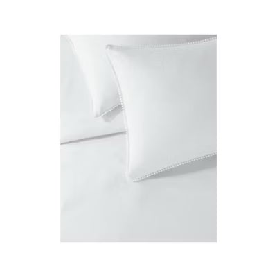 At Home with Stacey Solomon white bobble edge duvet cover set double - British product