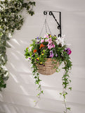 George wicker hanging basket two-tone 30x18cm, UK version