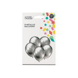 George Home silver metallic balloons 8pk, UK version