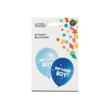 George Home birthday boy balloons 10 pack, UK version