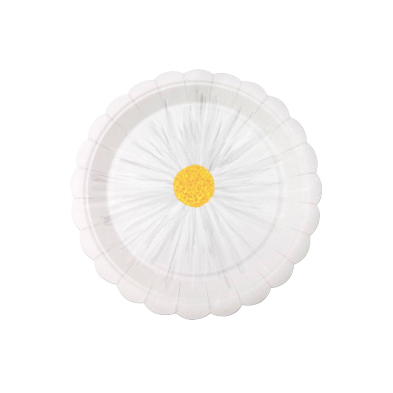 George Home Daisy Plate 12-pack white scallop - imported from the UK