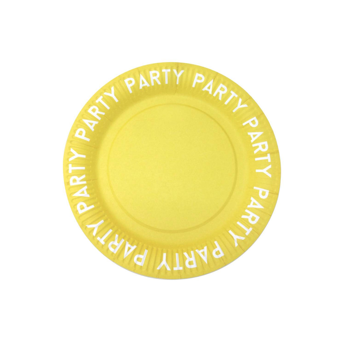 George Home yellow party plates 12-pack (British brand)