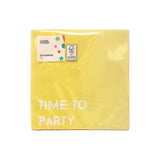 George Home yellow party napkins 20-pack - British product
