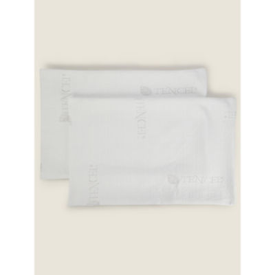 George Home luxury TENCEL Lyocell pillow protector white 74x48 cm, UK version