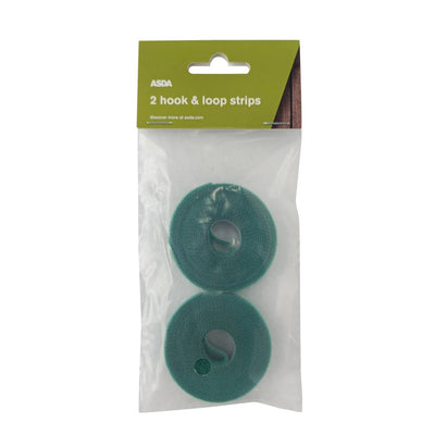 ASDA ASDA Hook & Loop 2 Pack 1cm x 2m- Buy online at McGrocer