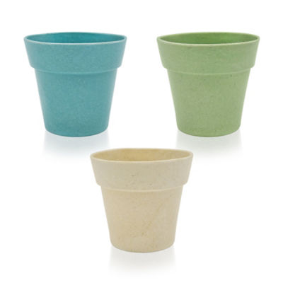 ASDA fibre plant pots 4 pack mini 6.5x9cm, imported from the UK
