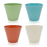 ASDA biodegradable pot assorted colours 13x11.5cm, UK version