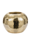 George Home disco ball planter gold 24x24x18.6cm (British brand)