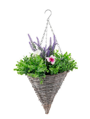 George Home hanging flower basket 25cm, UK version