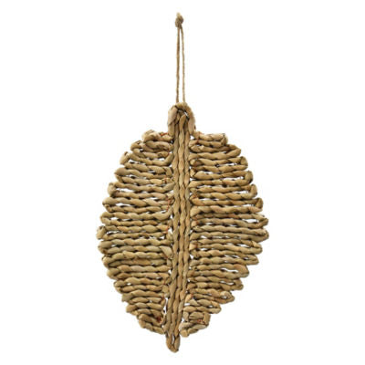 ASDA George Home Small Leaf Shaped Hanging Decoration 23x16x1.3cm- Buy online at McGrocer