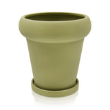 George Home Large Flower Pot with Saucer GOODS ASDA   