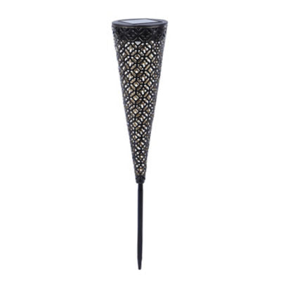 George Home metal laser cut stake light 8.5x8.5x40.5cm (British brand)