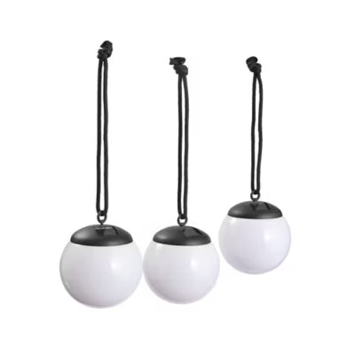 George Home hanging orb solar lights 3 pack 10x10x11cm, UK version